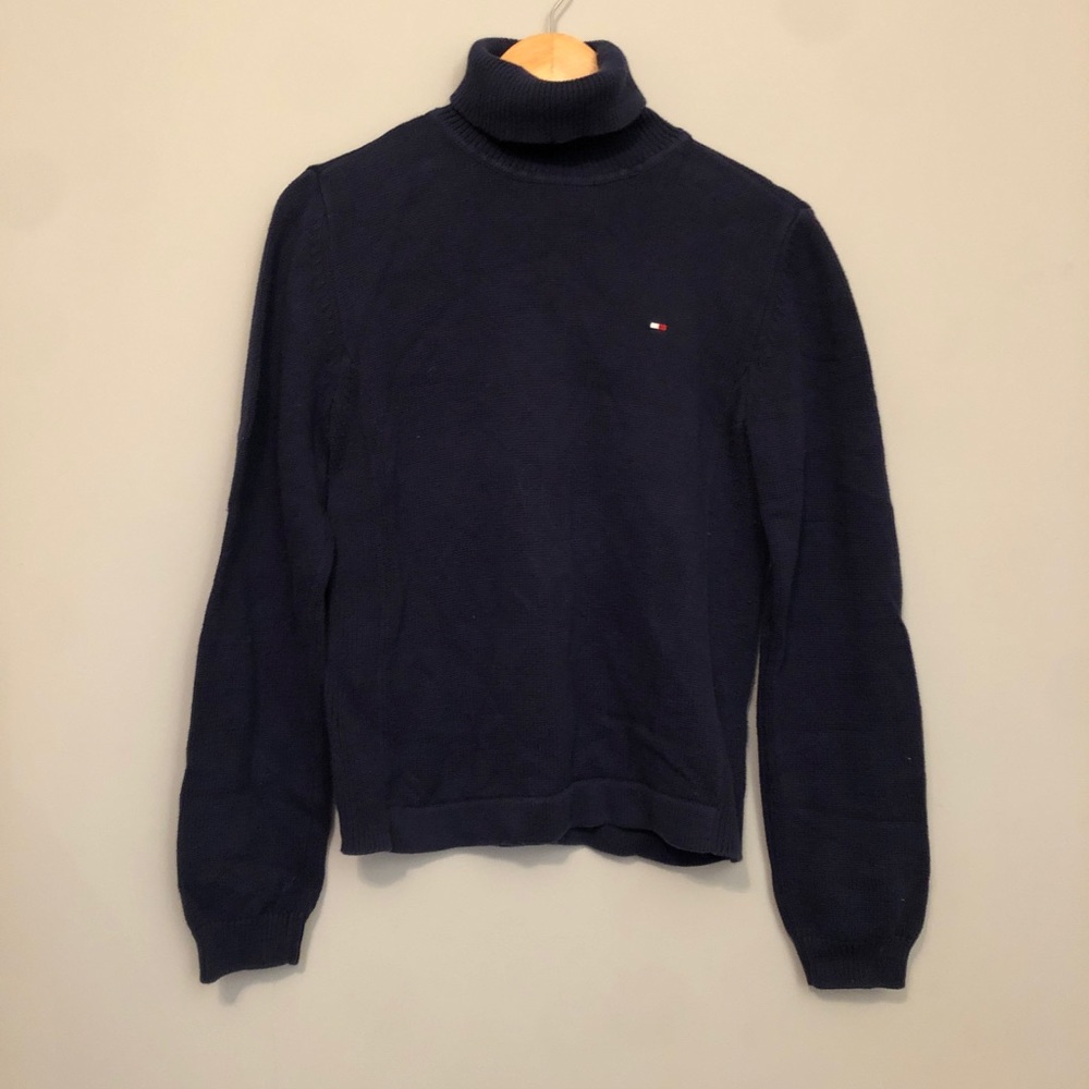 Tommy Hilfigure Navy Turtle Neck